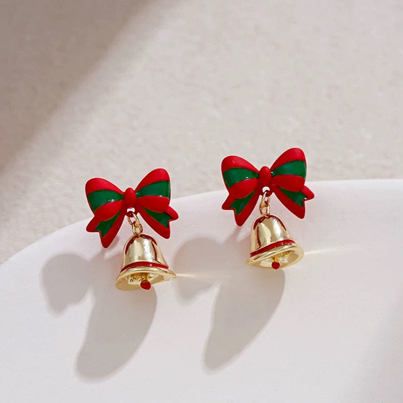 Wholesale Christmas Collection Asymmetrical Earrings